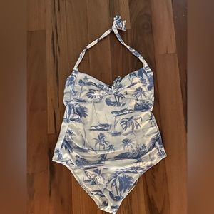 Show me your mumu mermaid one-piece blue lagoon swimsuit